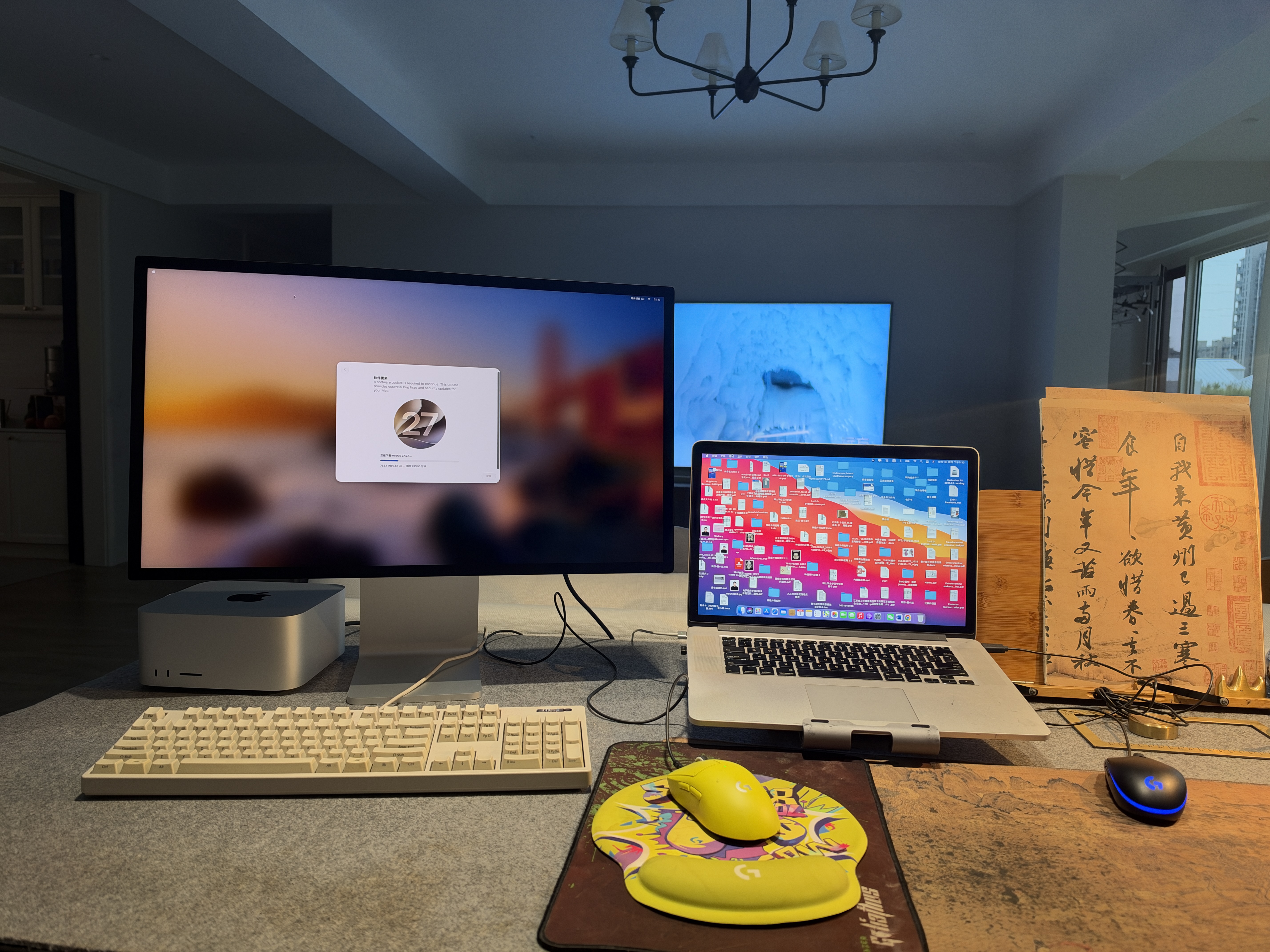 Apple/苹果/苹果 27英寸5K Studio Display XDR-标准玻璃带可调倾斜度及高度支架 笔记本电脑显示器 实拍图