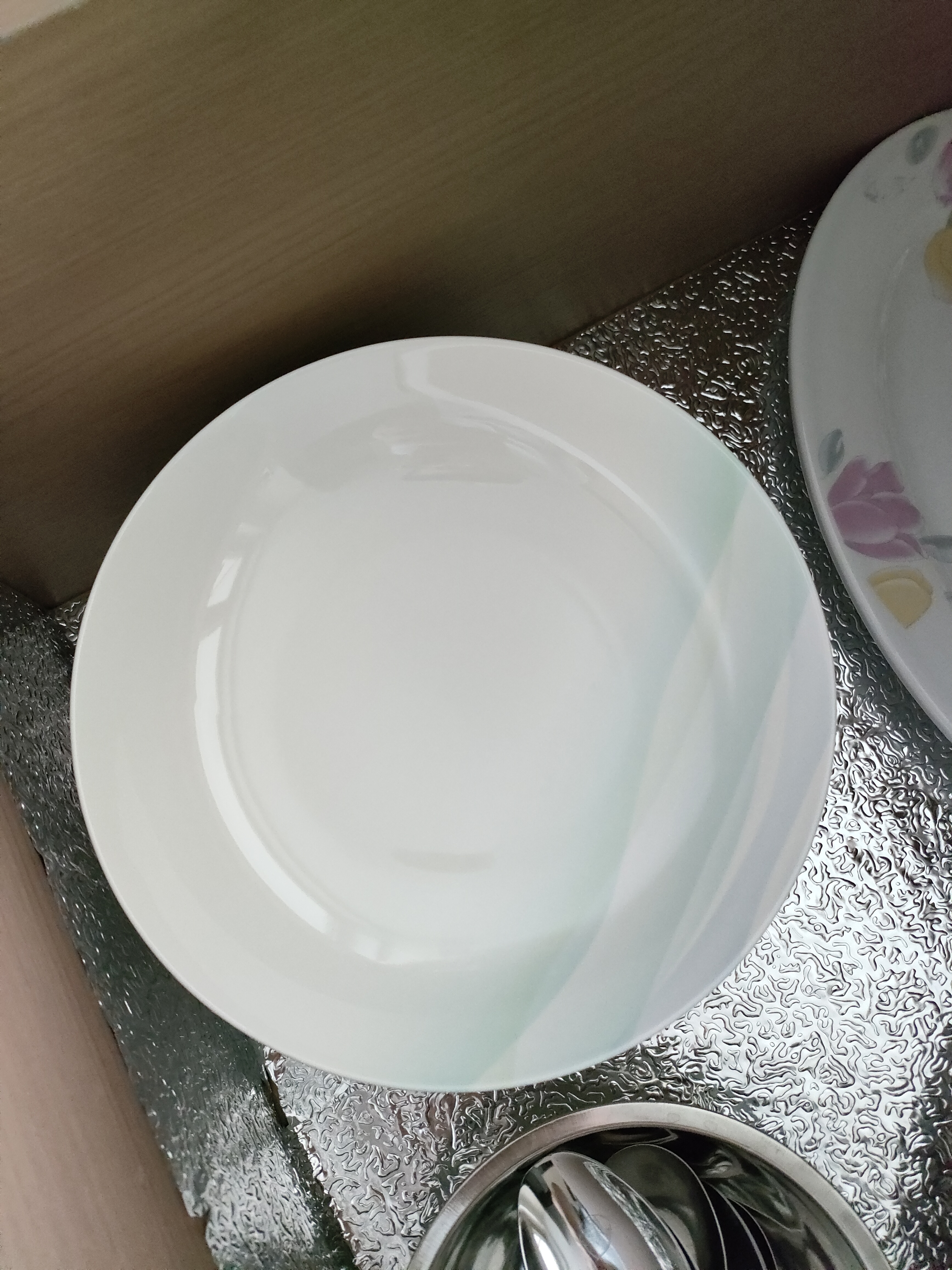 NINE CRANES景德镇高颜值陶瓷家用碗具汤面碗微波炉简约6英寸面碗4个 实拍图