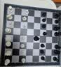 友邦（UB） 国际象棋黑白色磁性可折叠便携培训教学用棋露营(中号) 实拍图