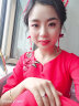塞德勒新娘敬酒服2024新款红色修身显瘦短款优雅韩式结婚礼服秋季中长款 大红色中长（中袖） S 晒单实拍图