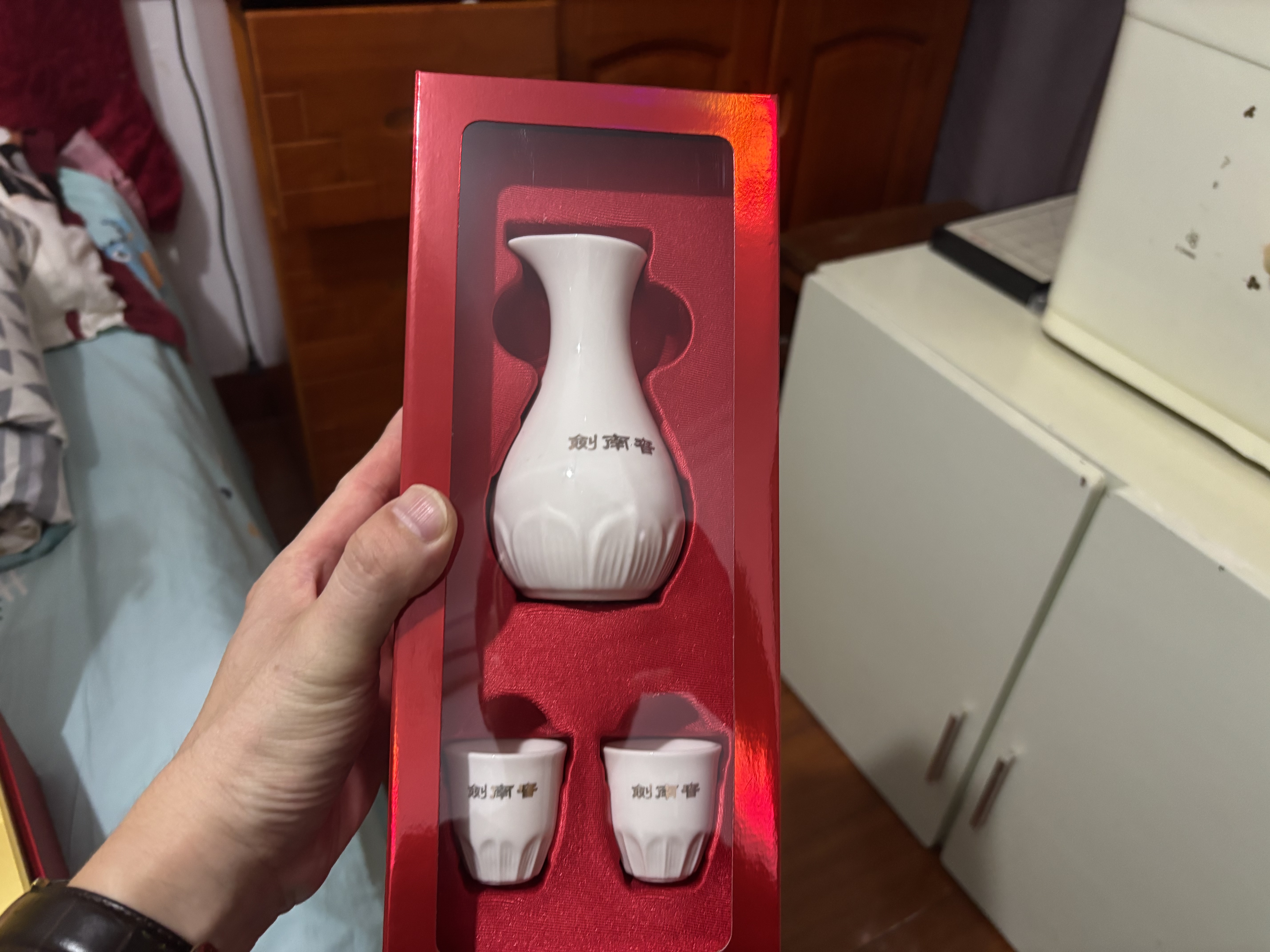 剑南春水晶剑 52度 500mL*2瓶 带盒双支礼盒 浓香型白酒（含礼品袋） 实拍图