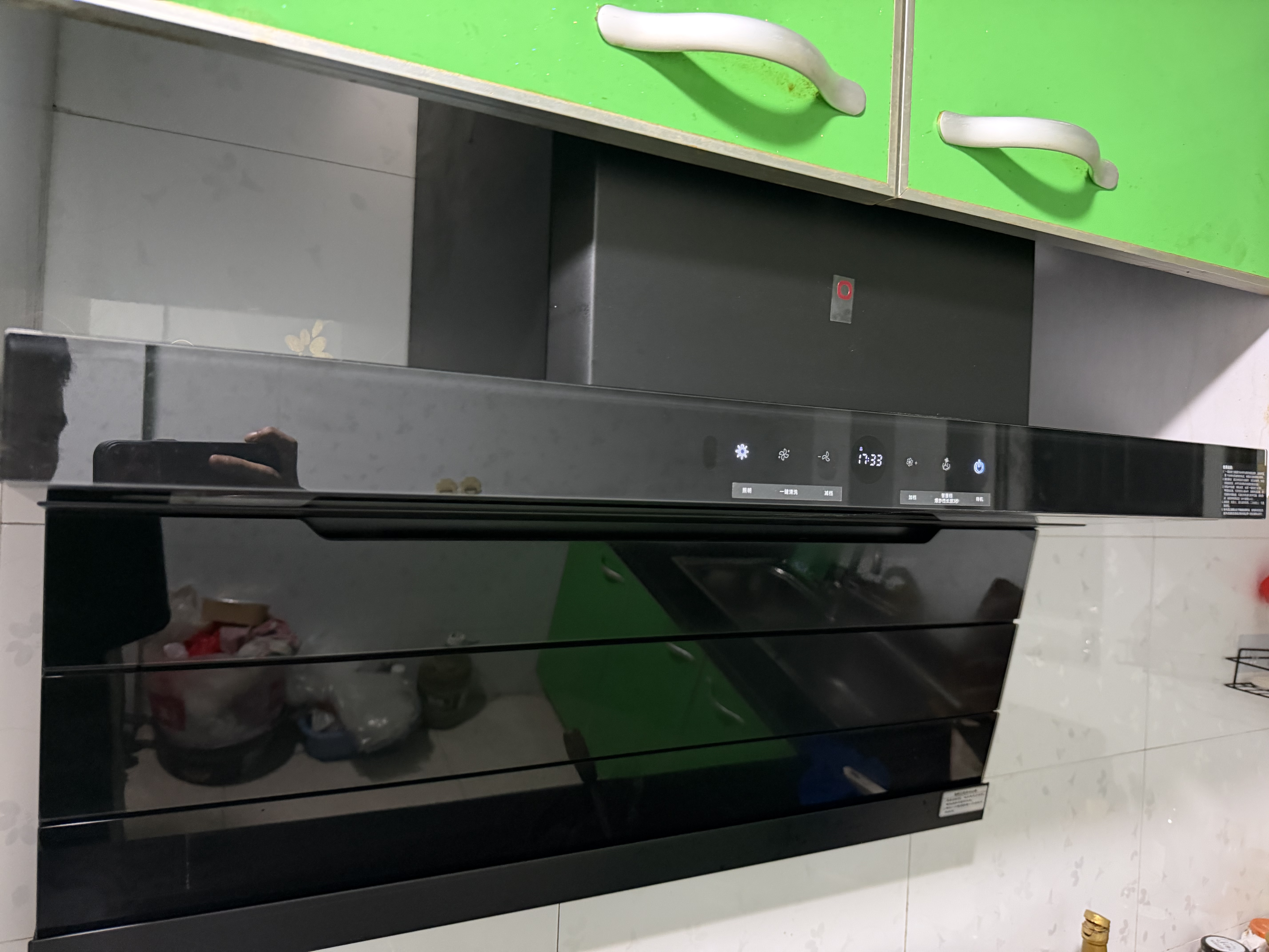 京东京造顶侧双吸烟灶套装【灵犀P1+灶具】家用变频抽油烟机30m³大吸力 5.2KW天然气燃气灶 一级能效 实拍图