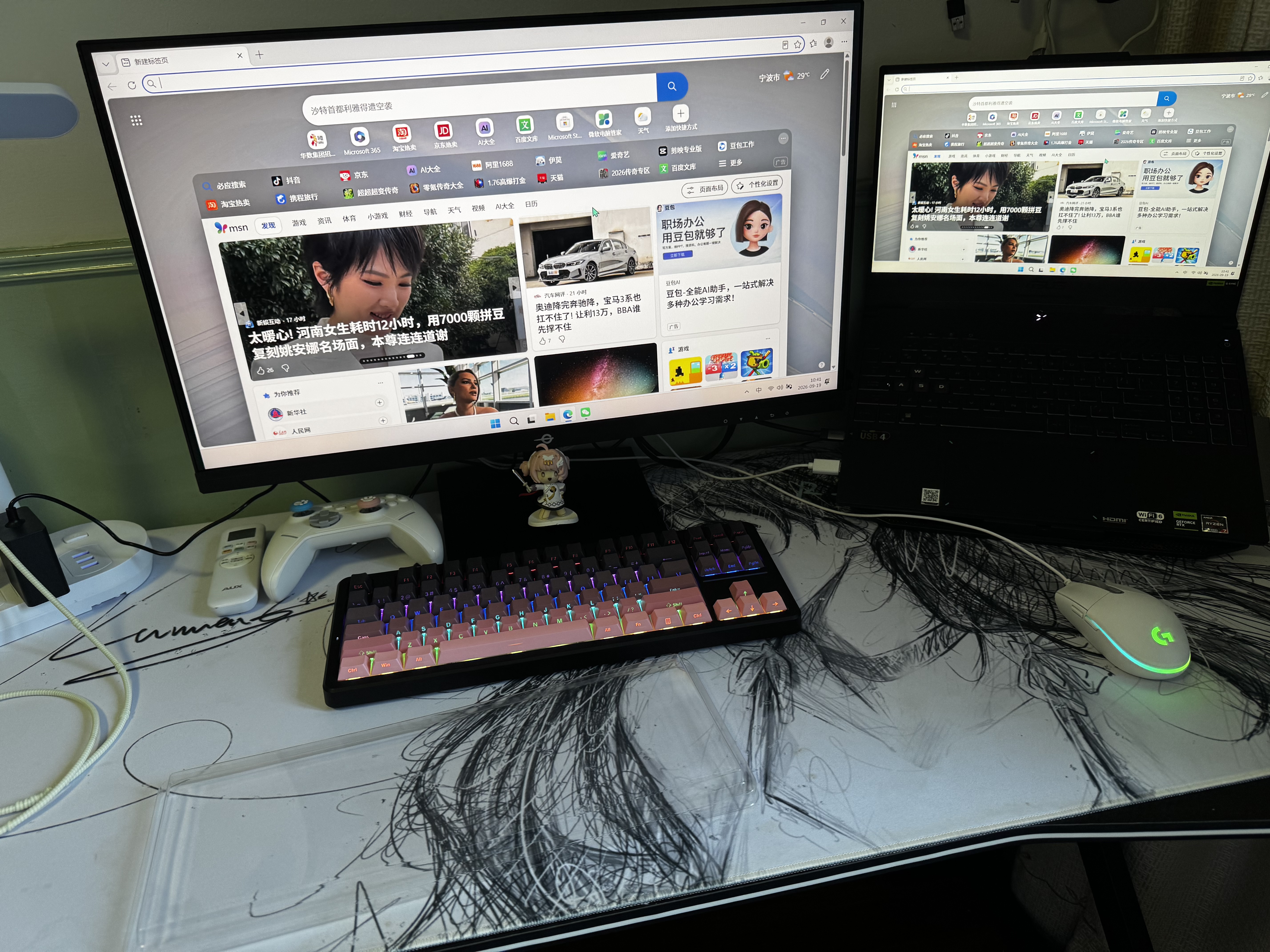 泰坦军团27英寸2K升级245Hz HDR400高亮版硬件低蓝光护眼 菜单软件出厂校色FPS三角洲1ms电竞显示器P2710R3 实拍图