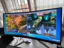 AOC 34英寸WQHD 240Hz 快速液晶1ms HDR400 出厂校色 1500R曲面带鱼屏 游戏电竞显示器宙斯盾 CU34G4Z 实拍图