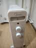 美的（Midea）【金缕衣】家用电热油汀取暖器立式电暖器 13片电暖气 全屋升温取暖神器/节能加湿烘衣NY2213-18GW 实拍图