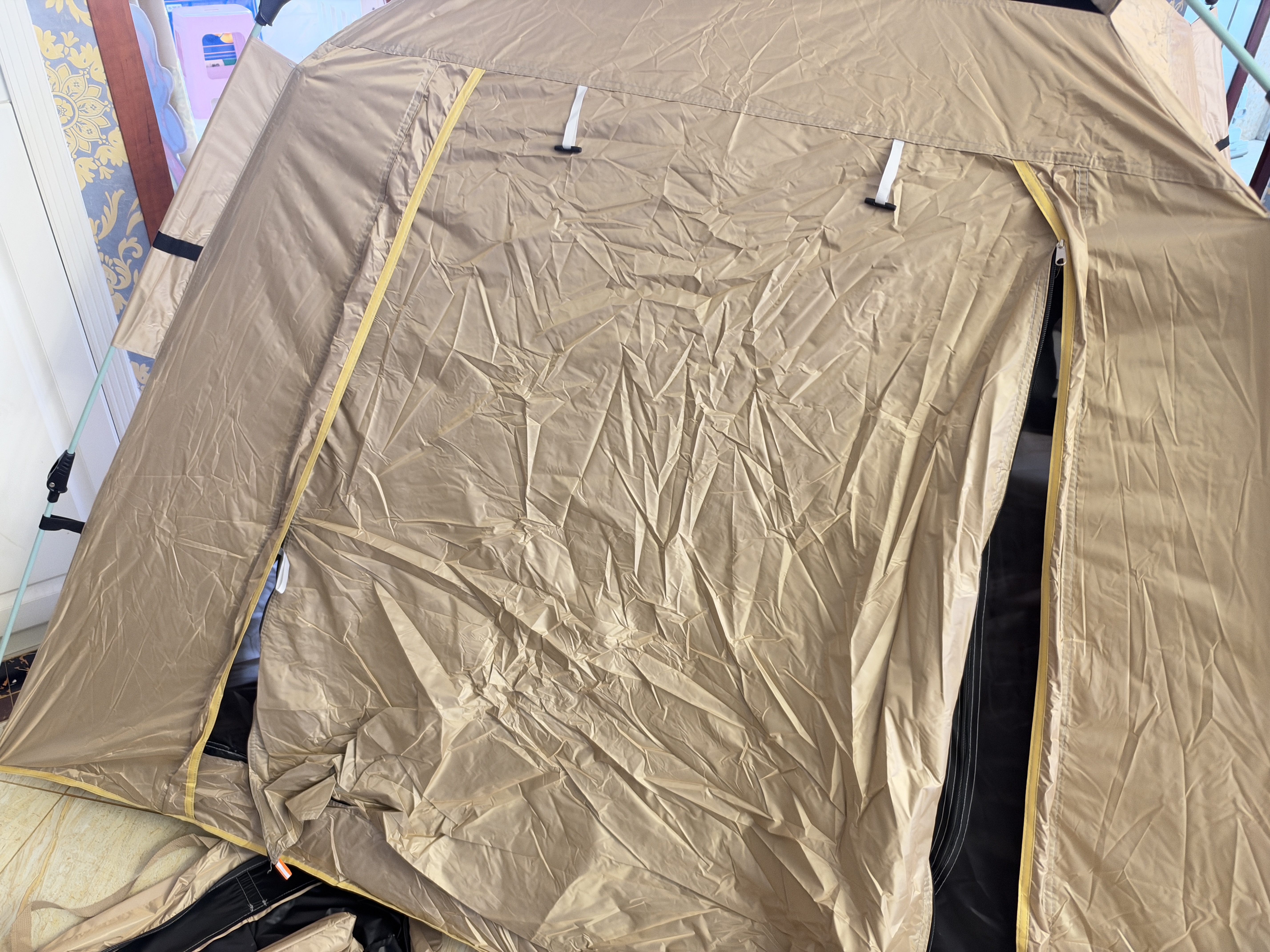 尚烤佳（Suncojia）帐篷天幕二合一速开专业户外露营防雨过夜遮阳雨棚 黑胶防晒 实拍图