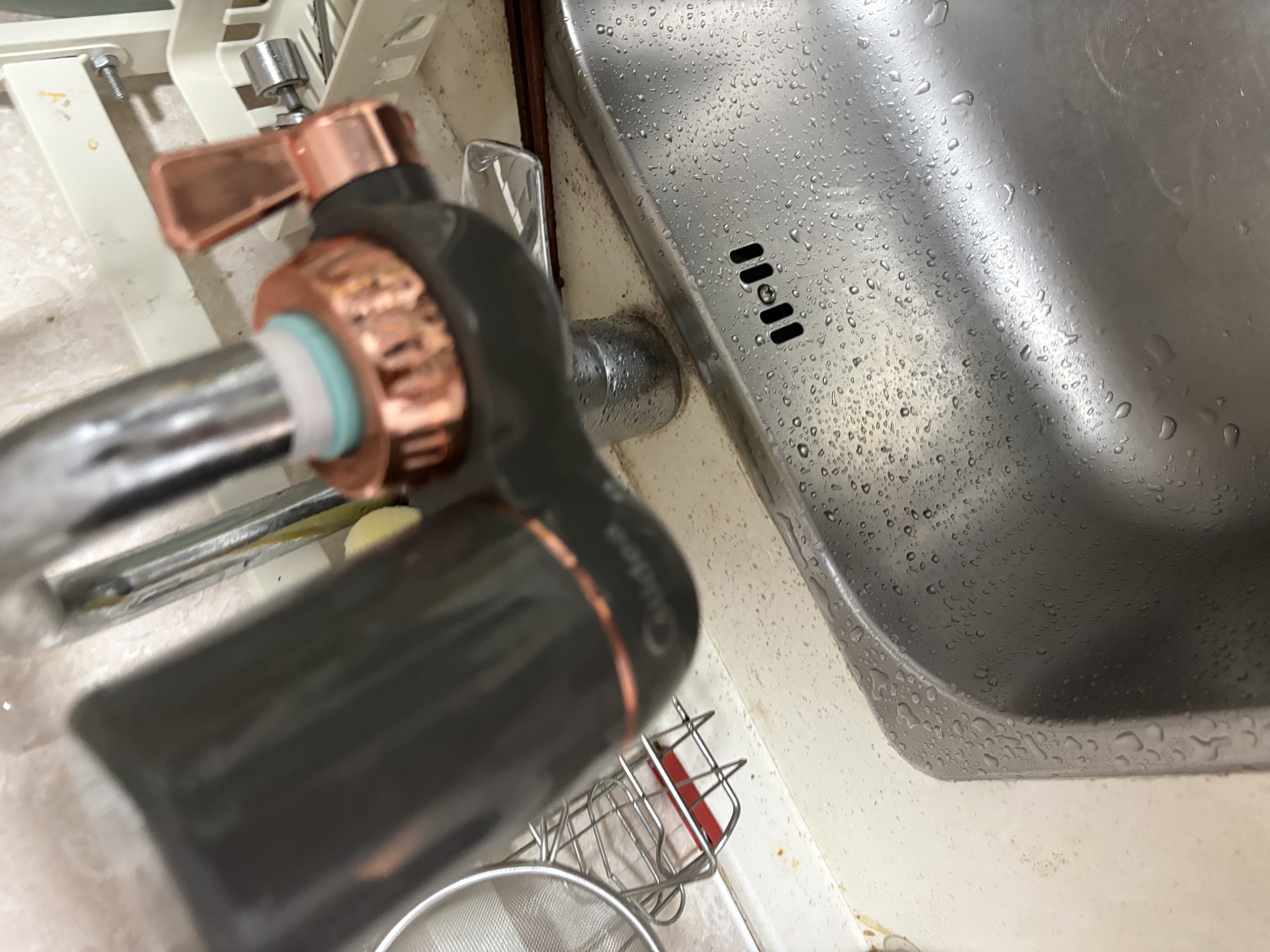 美的（Midea）净水器水龙头过滤器家用自来水滤水器直饮前置过滤器厨房卫生间通用除水垢除余氯双出水可清洗滤芯 一机一芯【可清洗滤芯】 实拍图