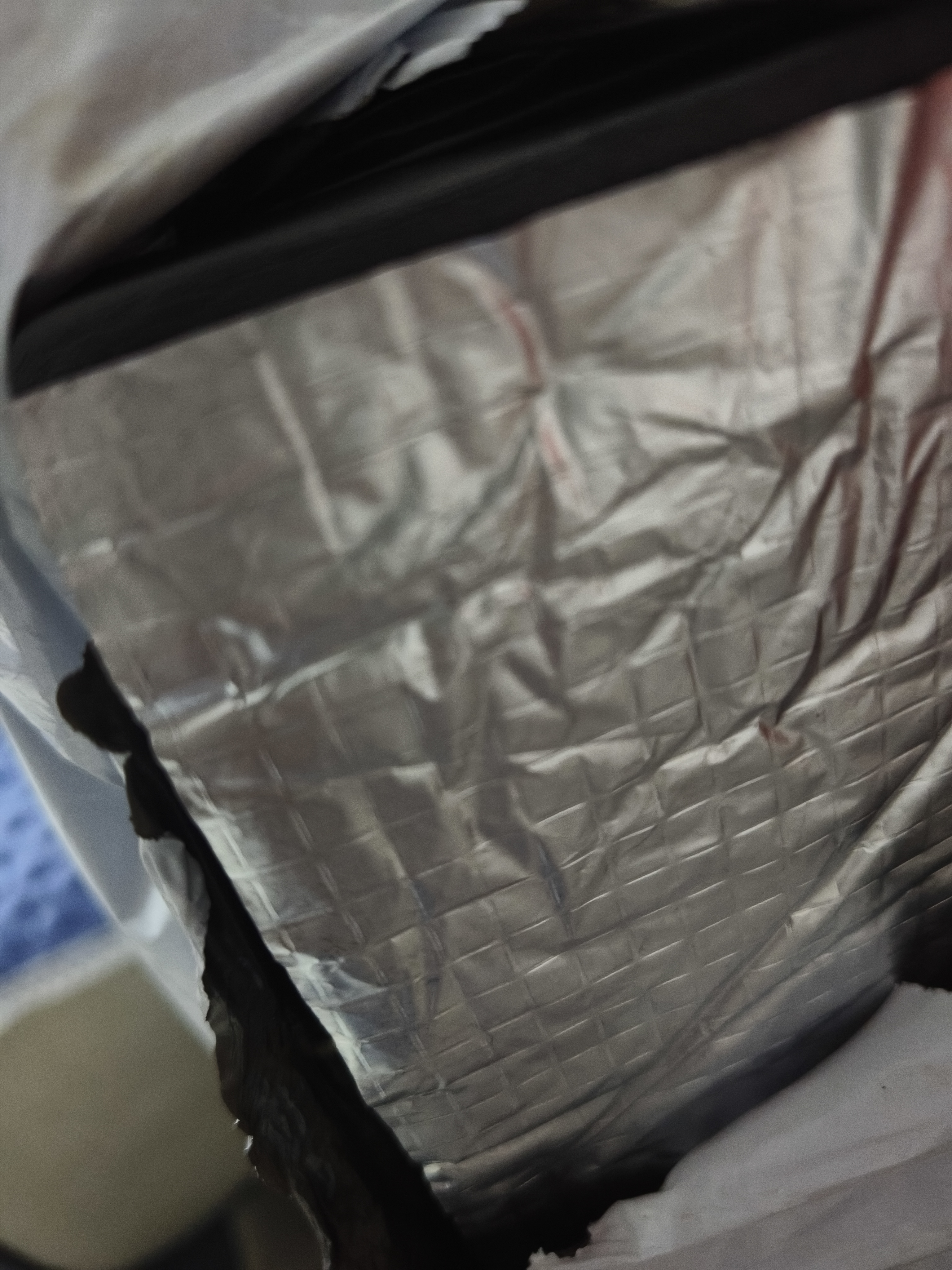 米奇特工（AGENTS MICKEY）隔热棉板保温棉窗户贴隔音棉防晒防水卷材自粘【宽度1米】 防火铝表材【10mm厚】1平方【京仓发货】 实拍图