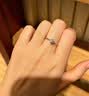 中国黄金（CHINA GOLD）六爪钻戒女款足银求婚戒指生日礼物送女友老婆结婚纪念日 足银六爪钻石戒指-10分真钻石 实拍图