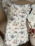 婧麒（JOYNCLEON）新生婴儿春秋宝宝防惊跳睡袋投降式纯棉防踢被 蓝 M jsd177270 实拍图