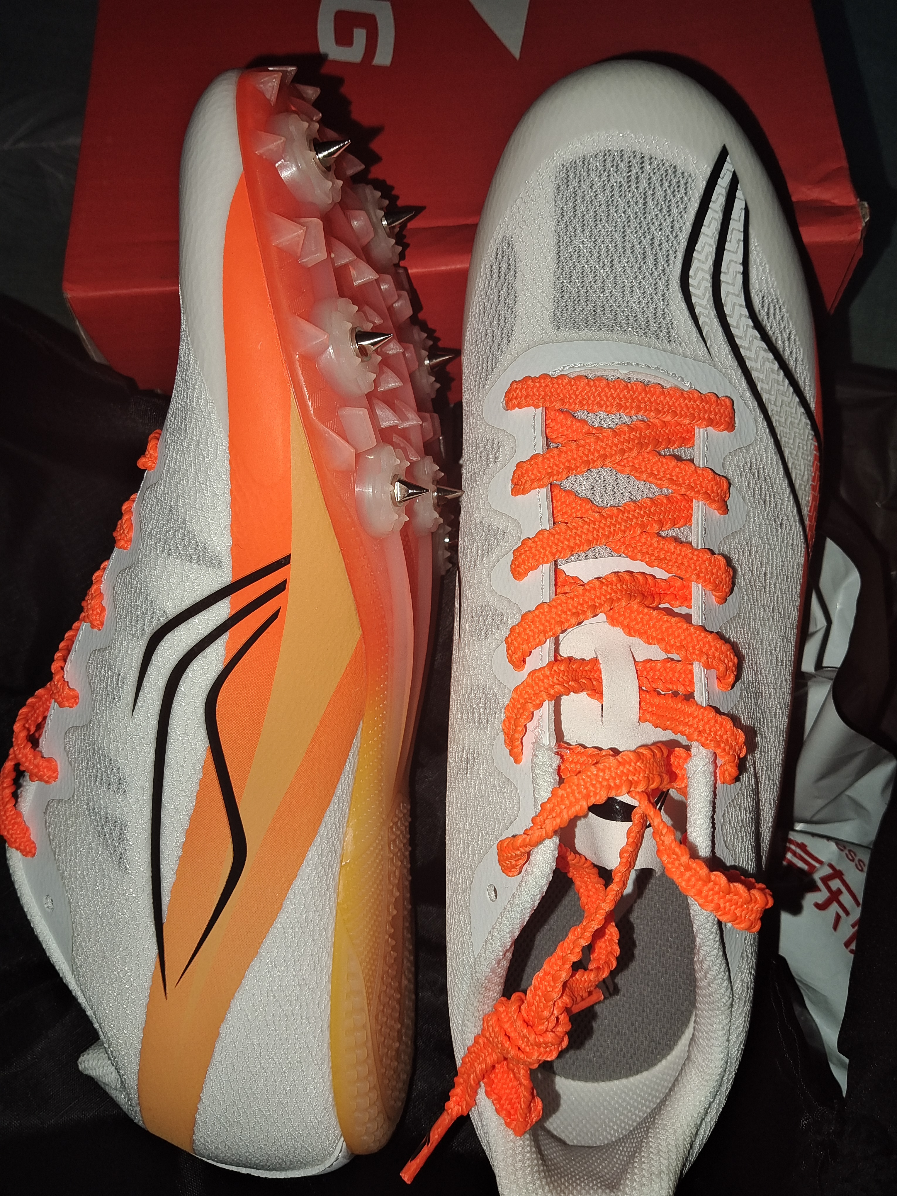 李宁（LI-NING）钉鞋田径短跑男专业钉子鞋体育生女中长跑步学生中考试训练钉子鞋 实拍图