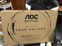 AOC24.5英寸310Hz FastIPS 快速液晶1ms HDR400 硬件低蓝光 三角洲 典雅白游戏电竞显示器25G41SE/WS 实拍图