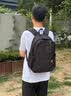 JEEP双肩包男大容量休闲背包女高中大学生书包轻便通勤电脑包旅行包 黑色【35L大容量+多隔层】 实拍图