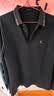 梦特娇（MONTAGUT）含桑蚕丝双珠棉春秋男士商务长袖Polo衫亲肤休闲百搭T恤 湖蓝48 实拍图