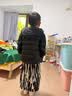 迷你巴拉（minibala）【防水透湿】男女童保暖连帽三防保暖儿童羽绒外套2026年秋冬新款 黑色90001 【灰鸭绒-1000+洁净度】 120 【充绒量46.4g】 实拍图