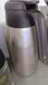 膳魔师（THERMOS） 保温壶家用大容量办公热水瓶暖壶2L男女不锈钢真空水壶 THS/THX THS-2000浅银红 2L 实拍图