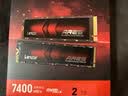 雷克沙（Lexar）2TB SSD固态硬盘 ARES 战神系列 M.2接口(NVMe协议) PCIe 4.0x4 读速7400MB/s TLC颗粒 游戏装机 实拍图