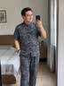 JEEP SPIRIT中老年人唐装男士短袖新中式爸爸装夏装爷爷装太极服老人衣服 深灰色 M 100-120斤 晒单实拍图