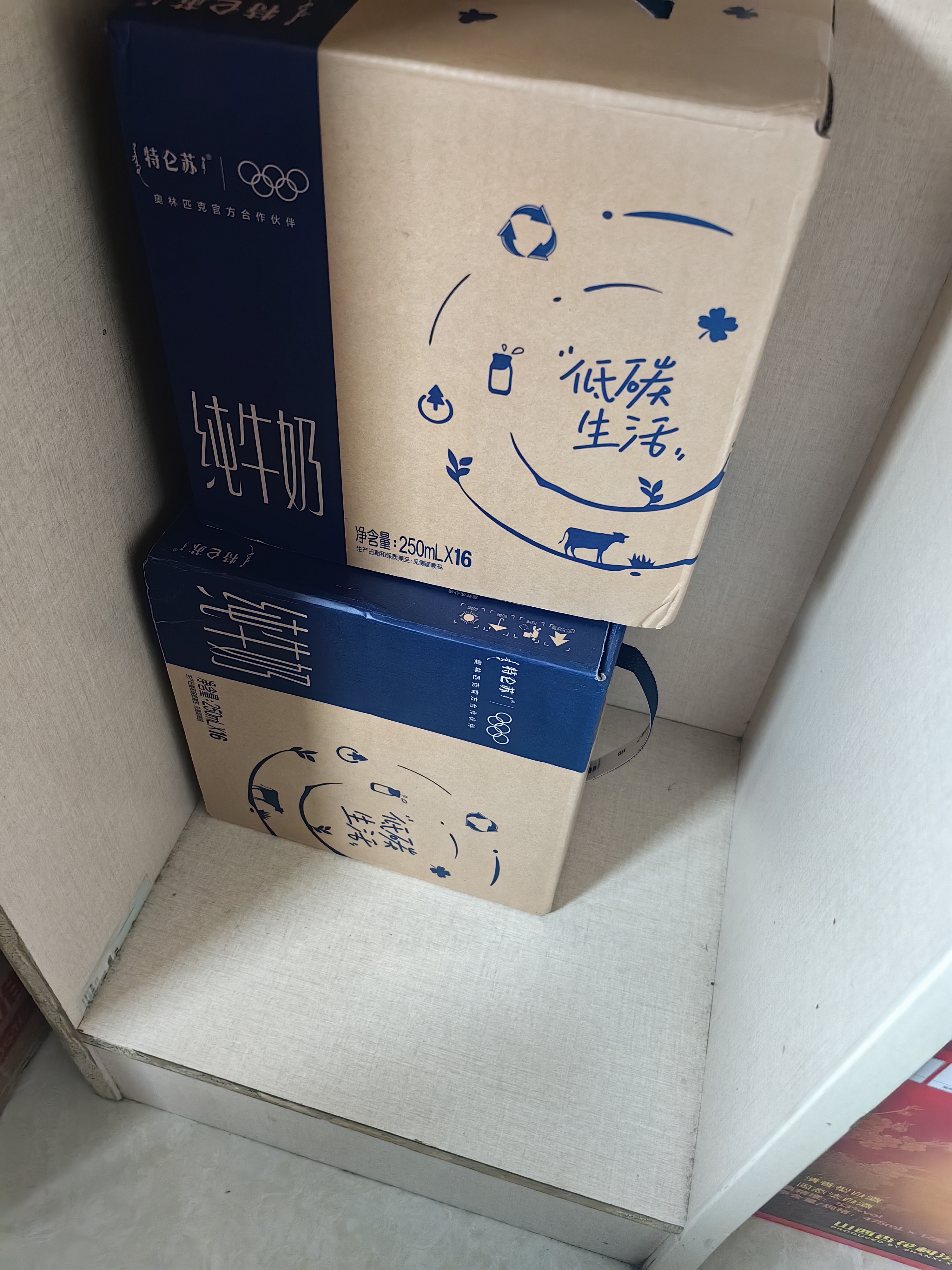 蒙牛特仑苏纯牛奶全脂灭菌乳利乐钻250ml*16盒*2箱 送礼优选 实拍图