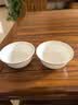 柳生堂纯白骨瓷碗餐具套装家用陶瓷米饭碗汤碗面碗火锅蘸料碗4.5寸2只 实拍图