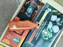 星巴克（Starbucks）南瓜揽月中秋限定礼盒(随星杯+冻干黑咖) 中秋礼物 400次咖啡 实拍图