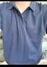京东京造夏季运动短袖男士t恤polo衫男跑步健身户外速干衣服 雾霾蓝2XL 实拍图