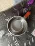 特厚不锈钢平底锅奶锅电磁炉通用不粘锅辅食锅汤锅煮锅蒸锅汤锅 胡桃木锅17cm 实拍图