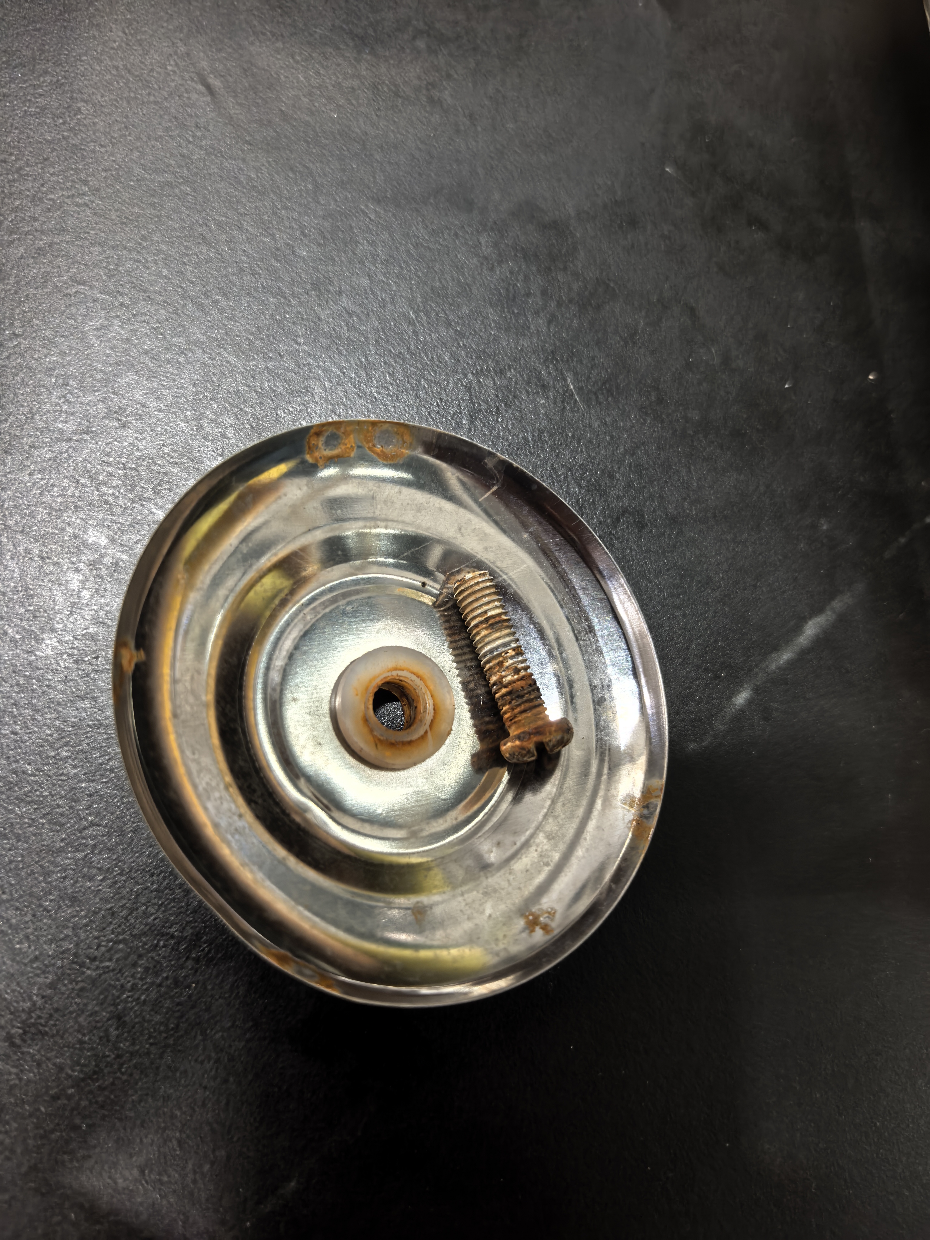 可替换通用锅盖子把手防烫锅盖手柄玻璃锅盖头厨房配件提手锅盖帽 1个装【配螺丝】 实拍图