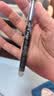 百乐（PILOT）P500针管中性笔直液式签字笔考试财务水笔走珠笔0.5mm 黑色 12支装 BL-P50 实拍图