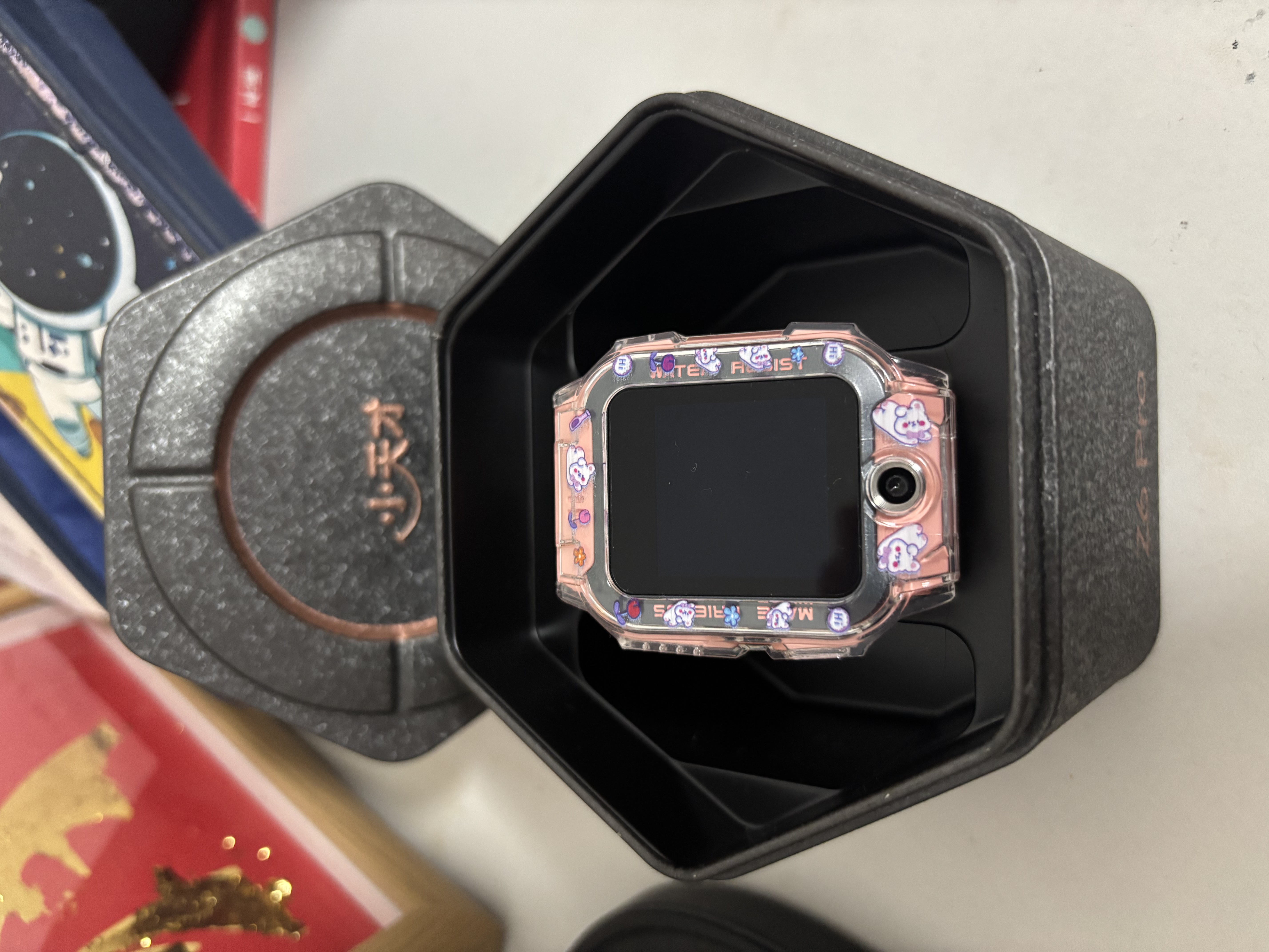小天才儿童电话手表Z7Pro/Z6Pro少年 楼层定位GPS健康监测视频通话翻转双摄防水插卡小天才z7pro智能手表 Z6Pro星云粉 【咨询客服领礼品】 实拍图