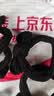 【强拉不断】高弹力耐用ins马尾无接缝皮筋扎头发简约发圈头绳 黑色20根特惠装 实拍图