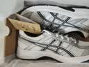 亚瑟士ASICS网面跑鞋百搭男鞋缓震运动鞋透气跑步鞋 GEL-CONTEND 4 白色/银色 42 实拍图