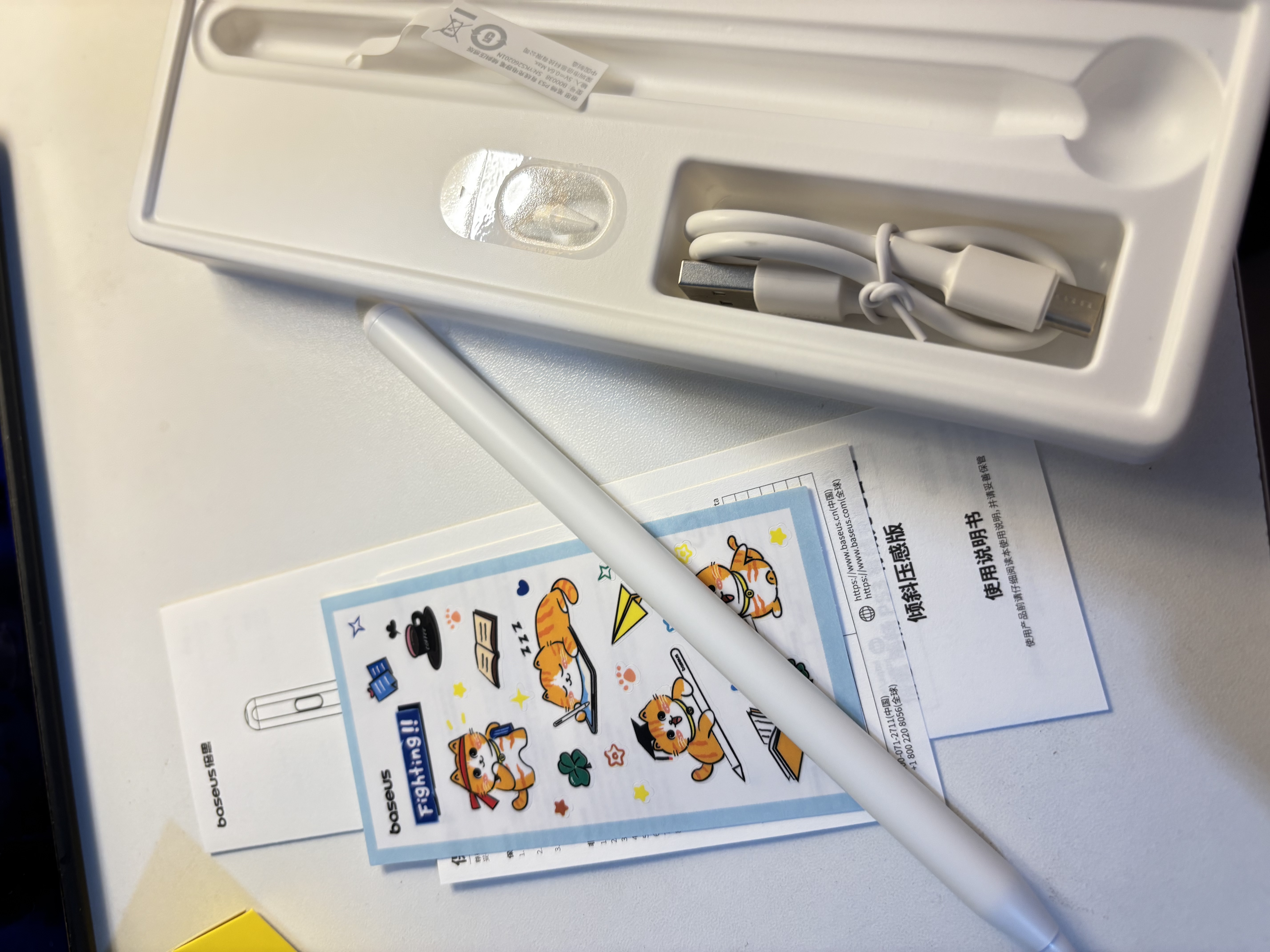 倍思电容笔iPad触控笔苹果笔 适用26年apple pencil Pro/Air8/Mini/iPad11平板触屏手写笔applepencil 实拍图