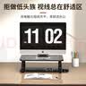 NVV显示器增高架 笔记本支架台式电脑显示器托架 桌面收纳架子 办公桌面键盘收纳架底座置物架NP-14 实拍图
