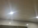 雷士（NVC）LED筒灯客厅过道嵌入式二级能效全铝高亮漆白6瓦暖白开孔75-85mm 实拍图