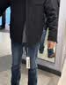 HLA海澜之家牛仔短裤男26山不在高系列猫须短裤夏季男 实拍图