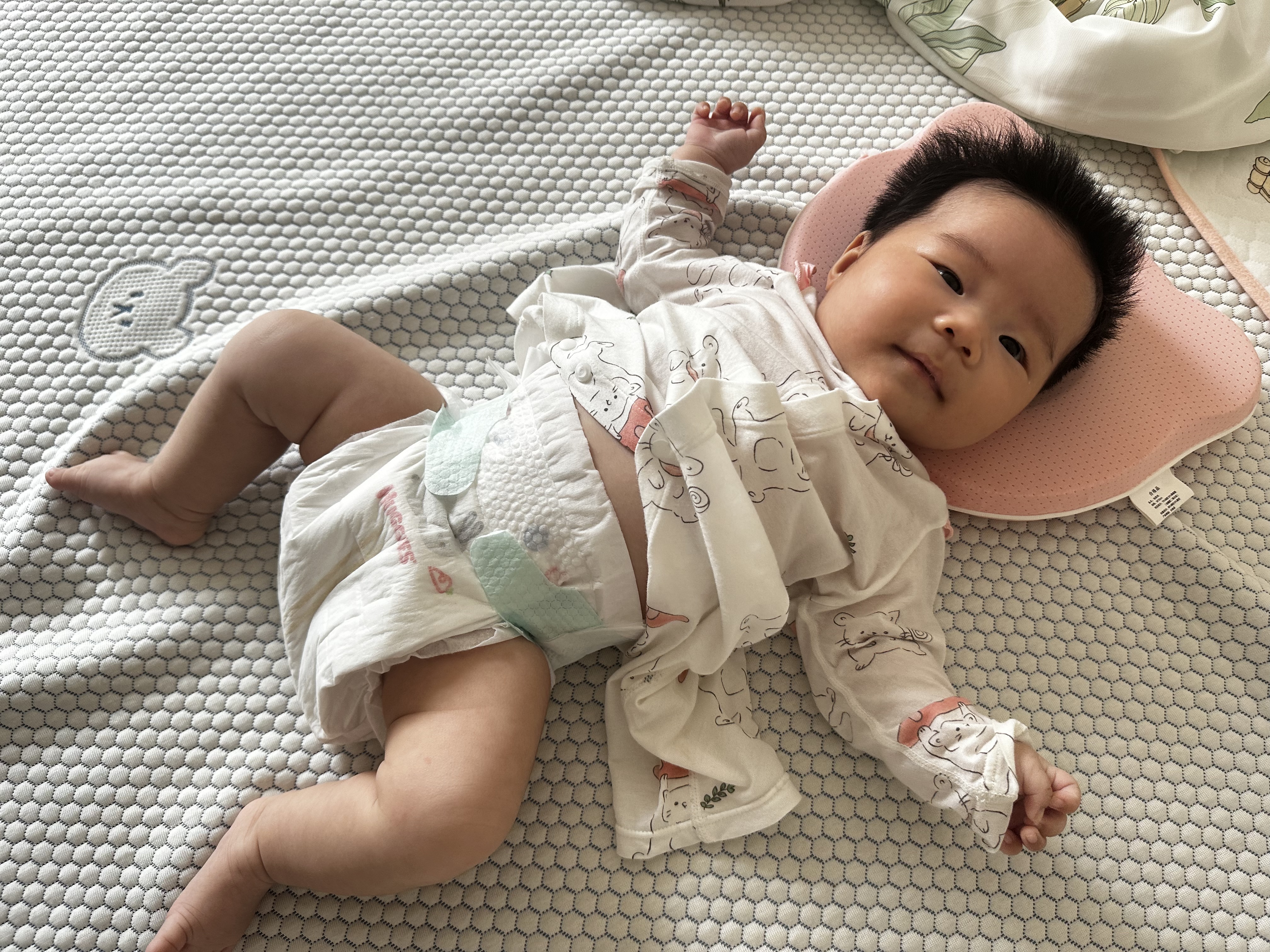 好奇（Huggies）屁屁面膜纸尿裤M30(6-11kg)尿不湿【新生顶配】 实拍图