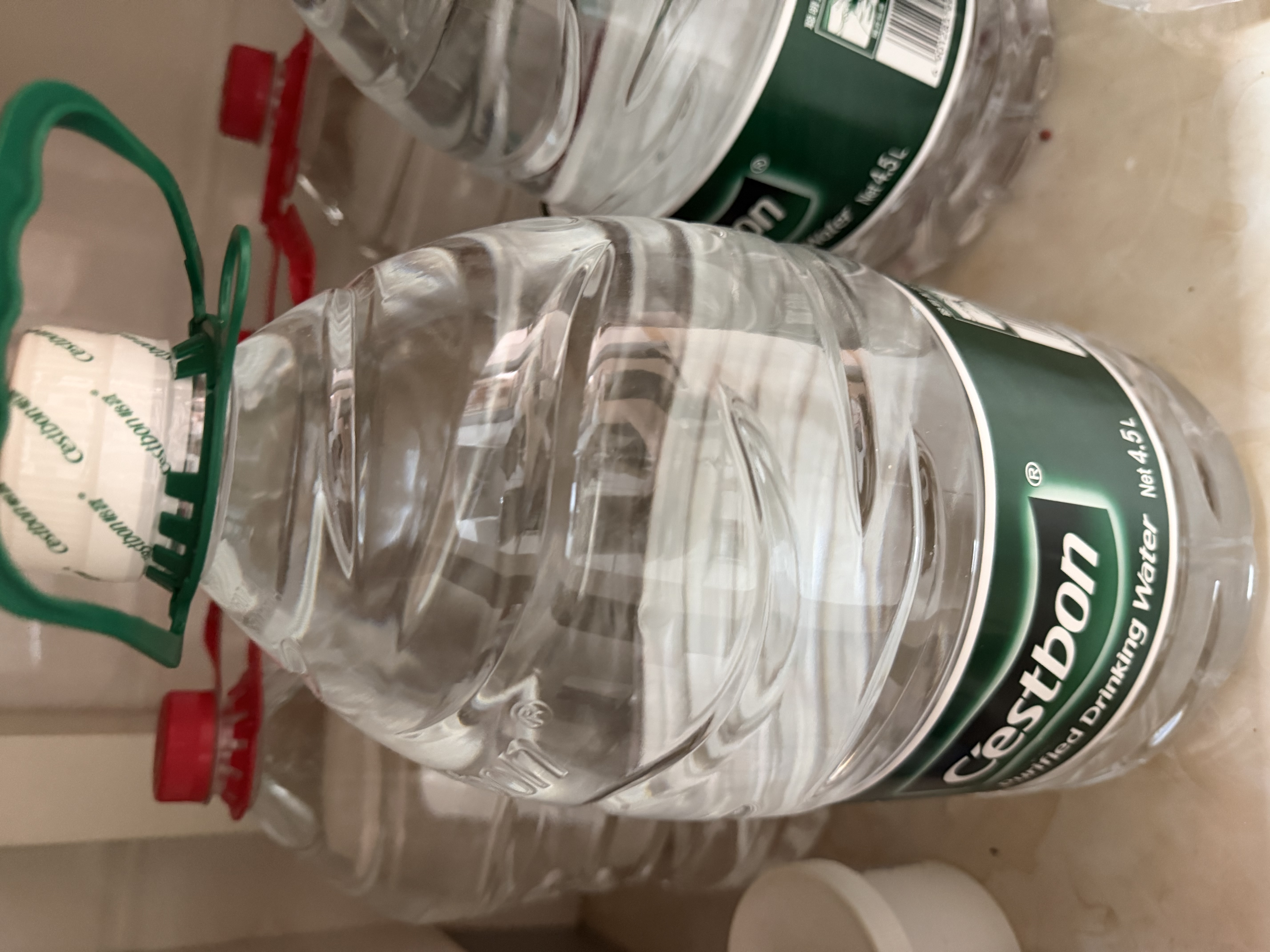 怡宝 饮用水 纯净水4.5L*4桶装水 整箱装 实拍图