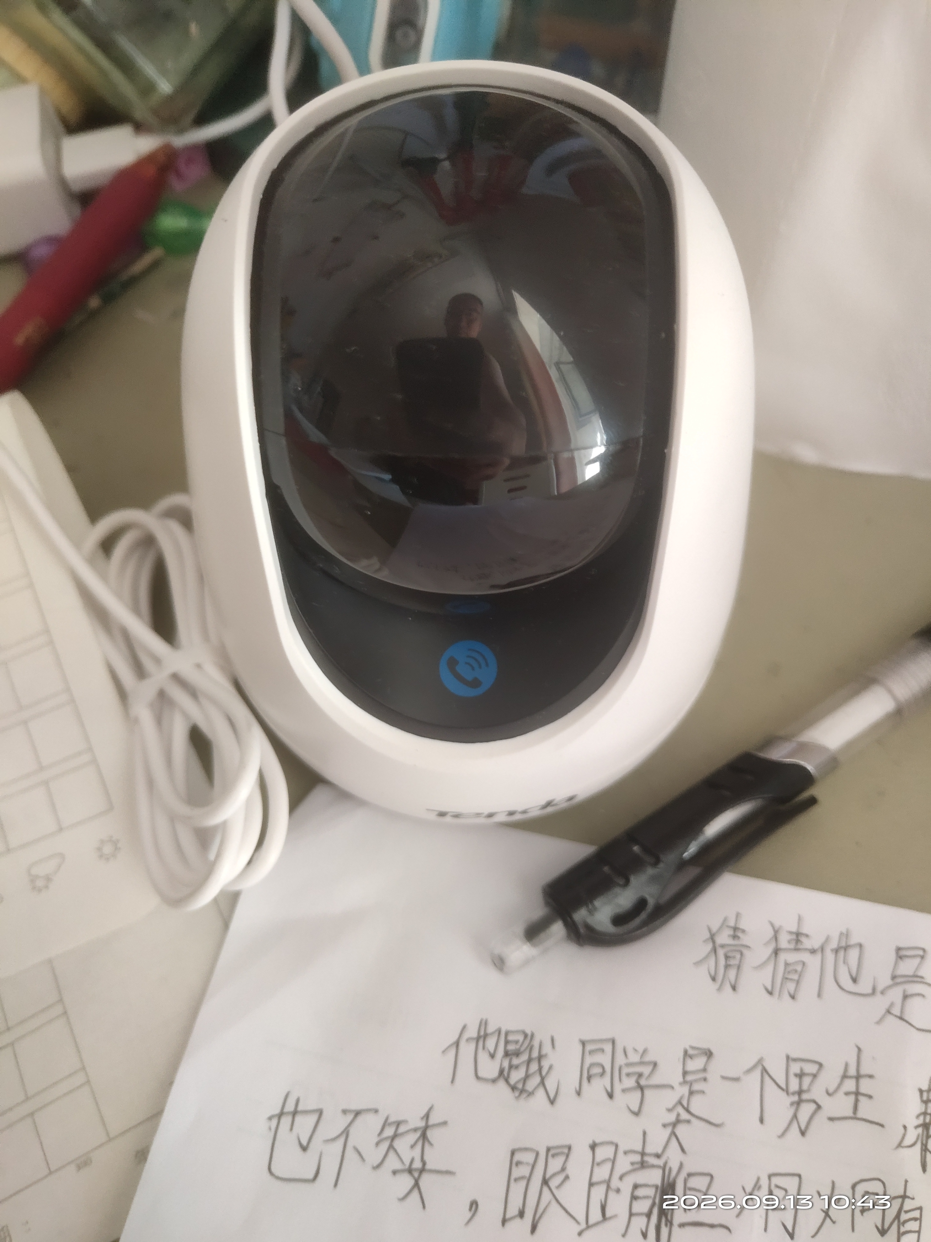 Tenda腾达室内家用监控摄像头 500万3K AI智能家居夜视 360度全景无死角远程语音通话 宝宝宠物老人看护 实拍图