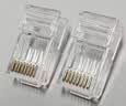 山泽 六类网线水晶头 6类千兆网络接头Cat6电脑连接器 RJ45工程级镀金水晶头100个 WL-6100 实拍图