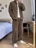 JEEP SPIRIT新中式男装外套男士休闲夹克中国风男装盘扣唐装上衣服秋冬款 咖啡色 5XL 190-205斤 晒单实拍图