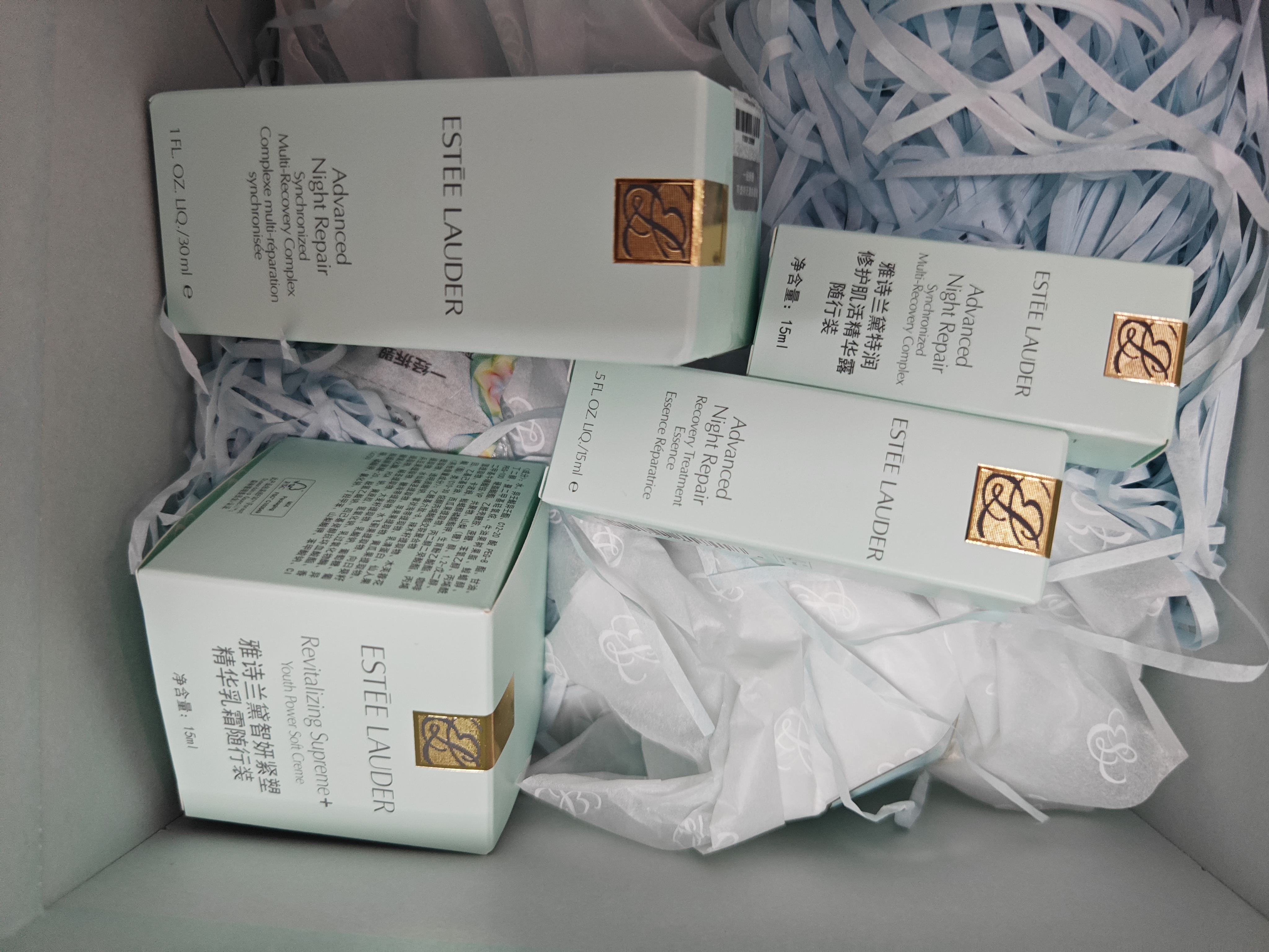 雅诗兰黛小棕瓶精华露30ml抗老紧致淡纹护肤品套装化妆品礼盒生日礼物 实拍图