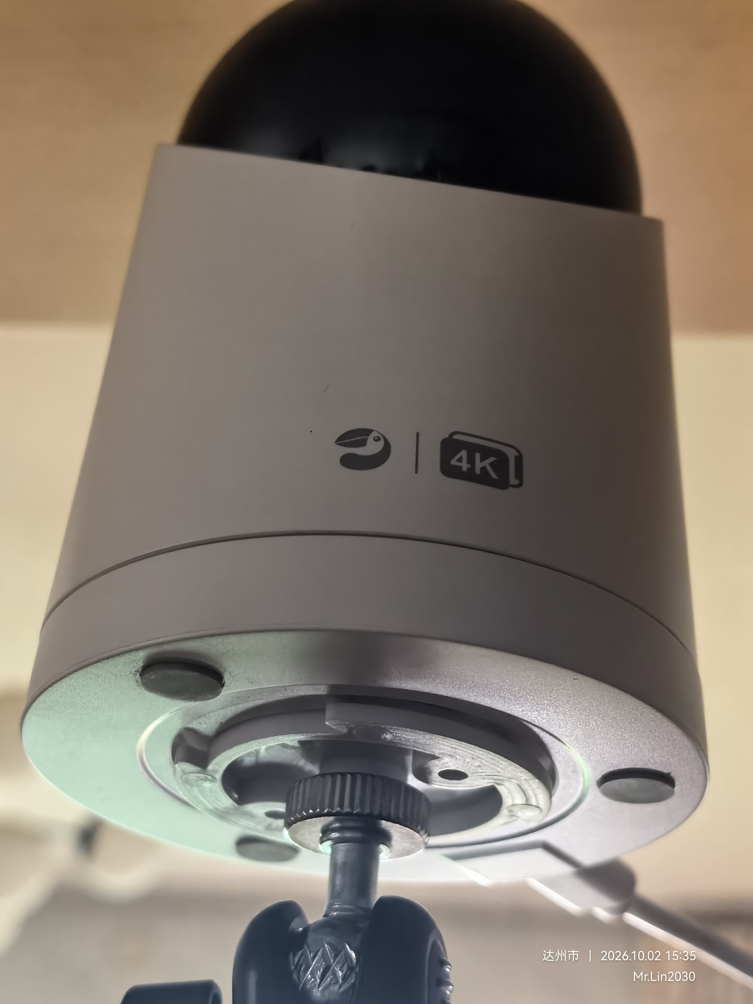 鸿蒙智选800万摄像头家用监控器室内360度无死角带夜视可升级4g终身免流无需wifi支持华为智慧生活海雀5i4K 实拍图