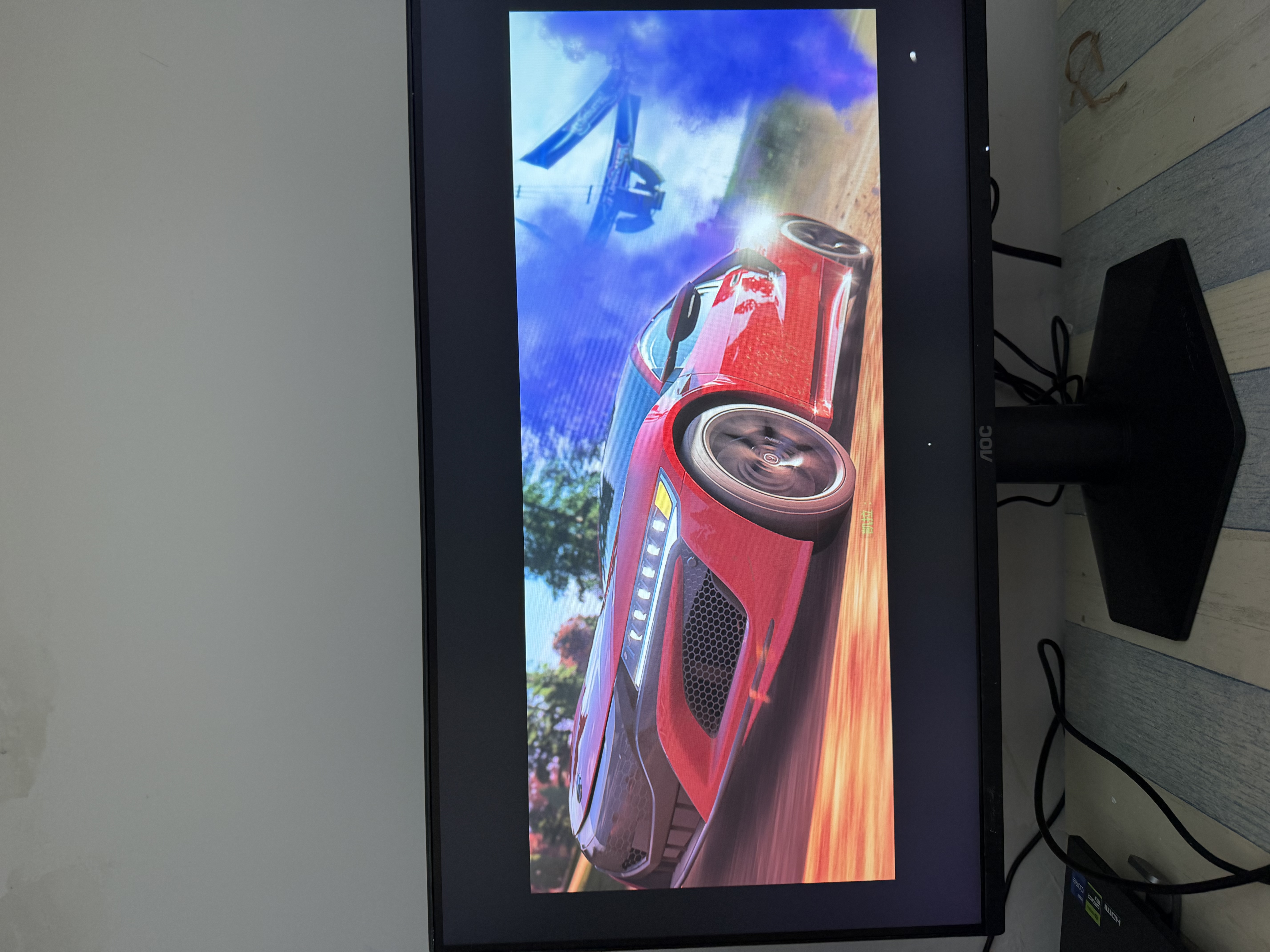 AOC 24.5英寸 180Hz高刷护眼办公 IPS HDR G-SYNC认证 出厂校色 低蓝光不闪 电竞电脑显示器 25G51F 实拍图