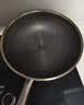 康巴赫炒锅不粘锅316L不锈钢炒菜锅32cm蜂窝平底煎炒锅电磁炉燃气灶通用 实拍图