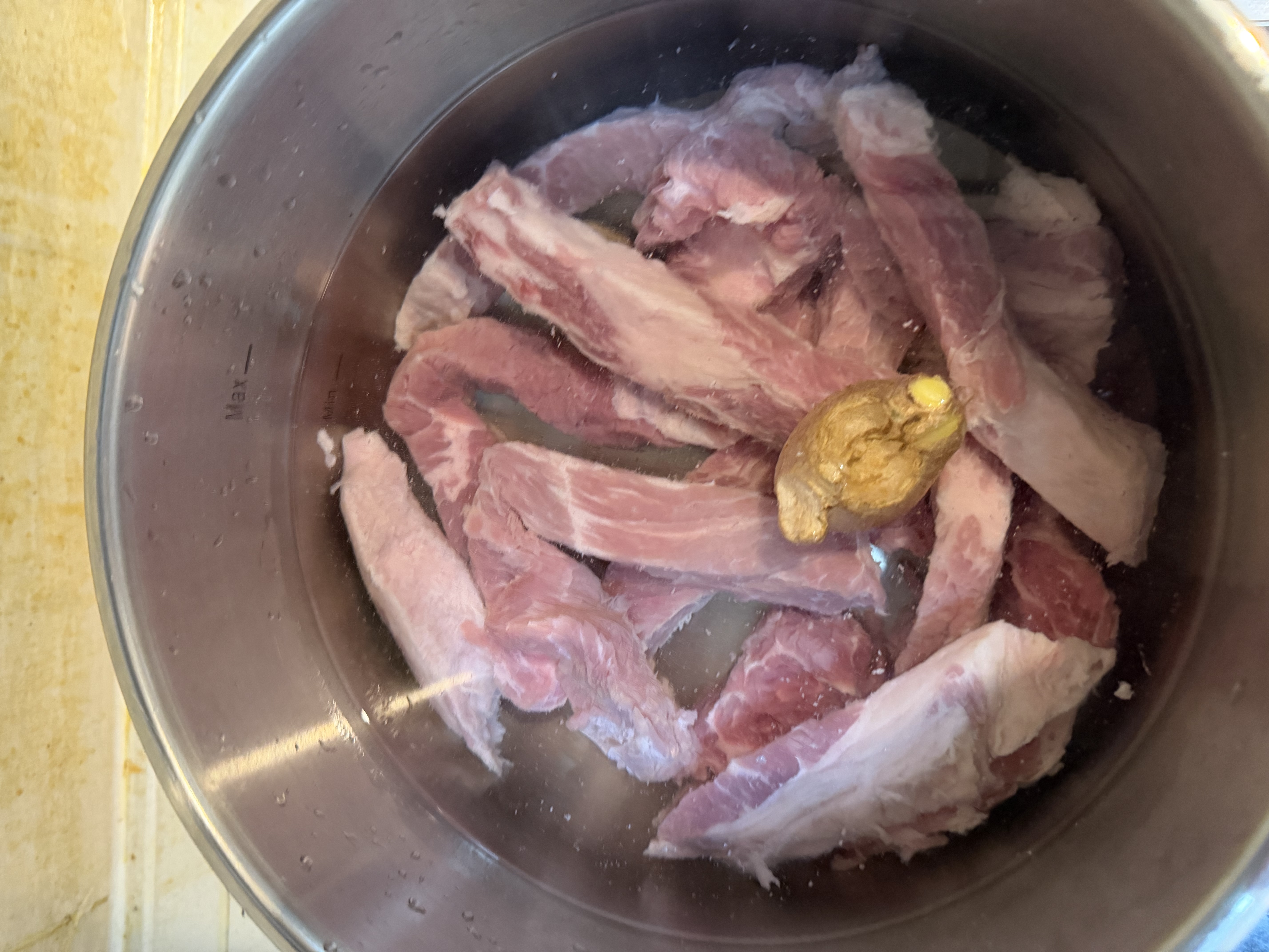 往来白丁 内蒙古原切牛肋条4斤净重 黄牛肉生鲜去骨胸部烧烤火锅食材草饲 实拍图