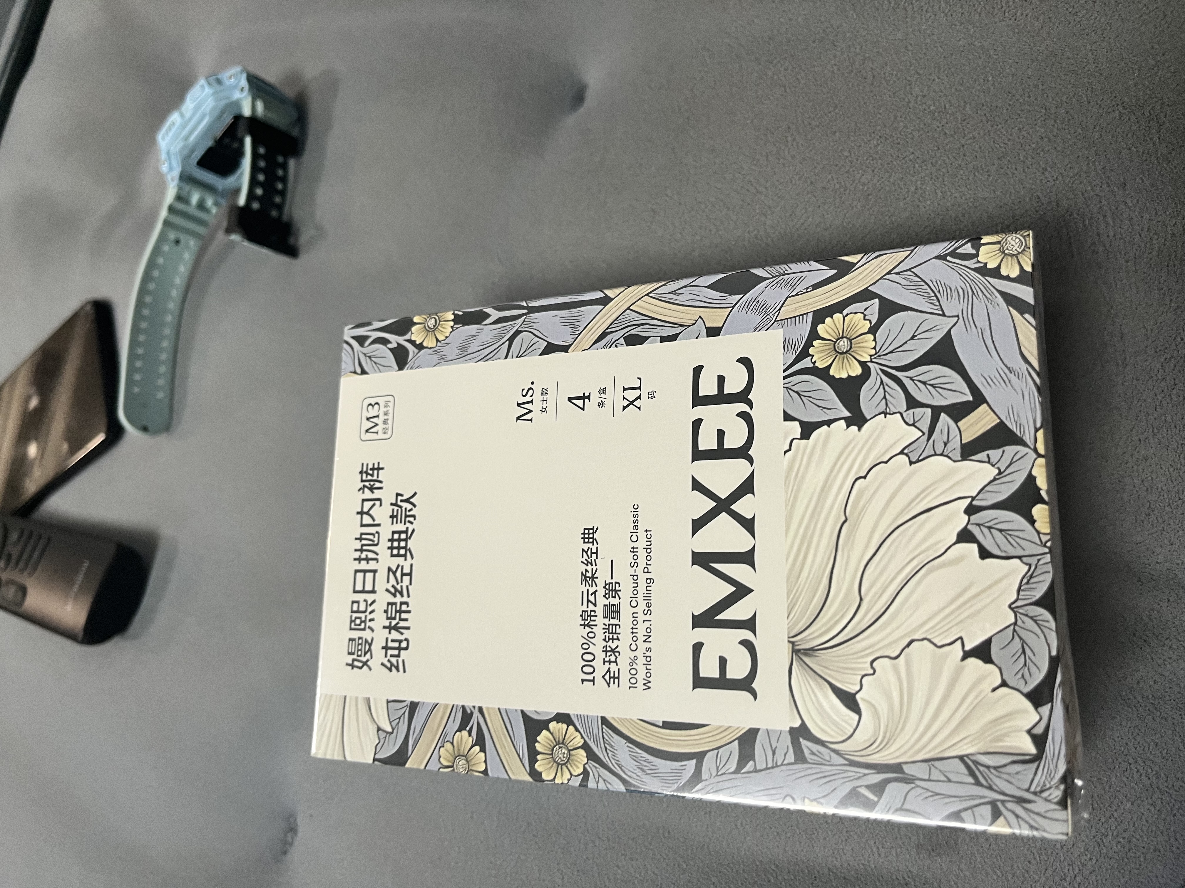 嫚熙一次性内裤女士孕产妇月子纯棉日抛免洗品牌直供安全灭菌28条XL码 实拍图