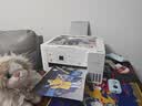 爱普生（EPSON）【6代新品】L4356墨仓式彩色无线AI学习打印机一体机家用/办公  L4266升级版(自动双面 液晶屏 白) 实拍图