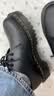 马丁博士（Dr.Martens）1461 Bex女爆款通勤光面皮小厚底皮鞋单鞋 黑色 39 尺码偏小 实拍图