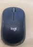 罗技（Logitech）M185鼠标 无线鼠标 办公鼠标 对称鼠标 黑色灰边 带无线2.4G接收器 实拍图